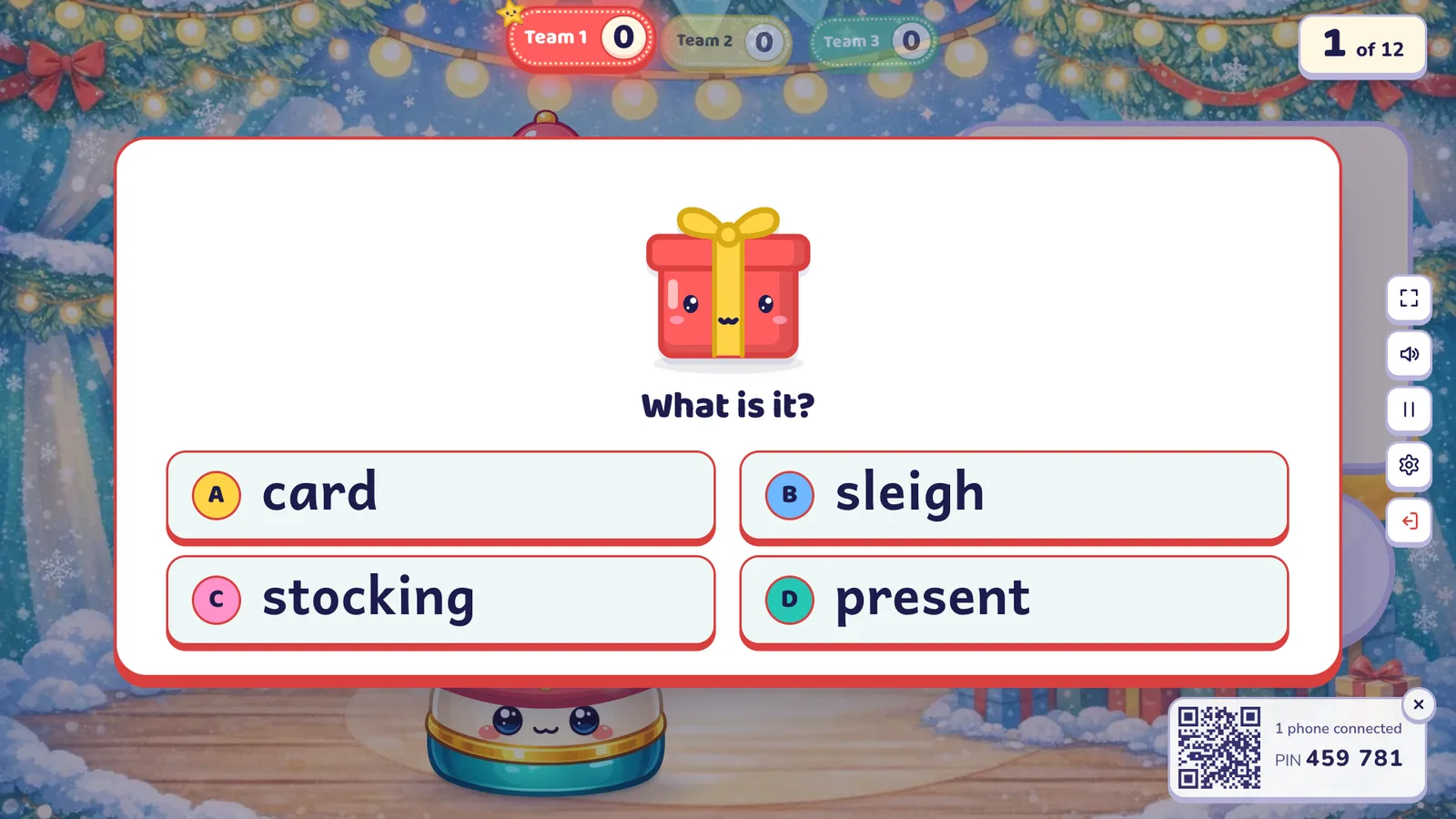 Lucky Wheel in the Winter holidays look